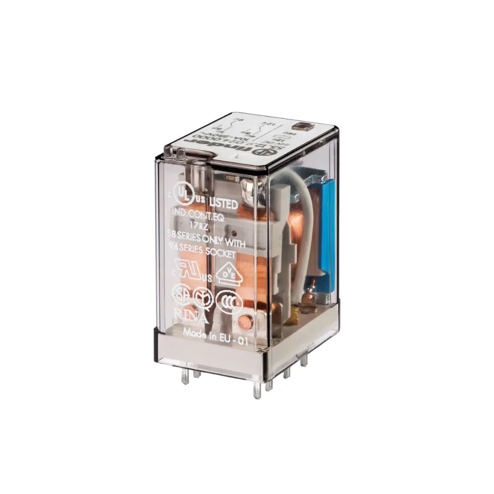 Rele Industriale a 2 Contatti 10A 12VAC | 553280120054 | Finder