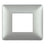 Bticino Matix Placca 2 moduli Argento AM4802MSL