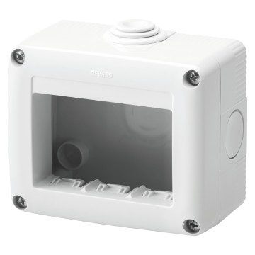 CONTENITORE 3 POSTI ORIZZ.PROT. - GW27003 - Gewis System