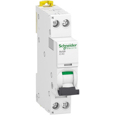 Interruttore magnetotermico iC40N 1P+N C  10A 6000A A9P54610 Schneider Electric
