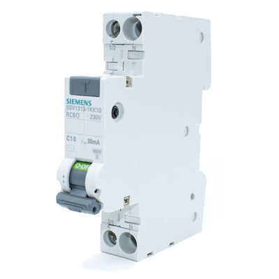 Magnetotermico differenziale Siemens 10A 1P+N 30MA AC 4,5KA Siemens 5SV13131KK10